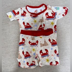 Little Sleepies Beach Buddies short set 2T
